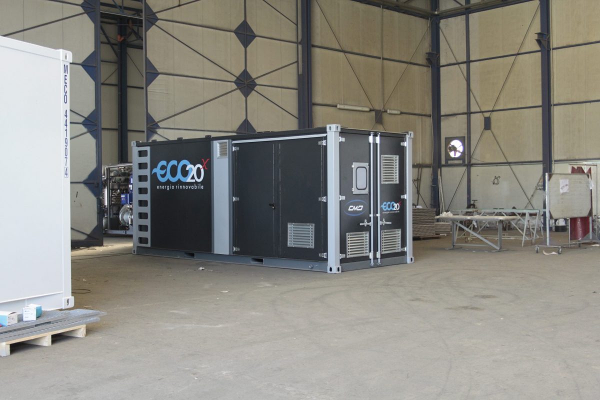 Pyro-gasification Container