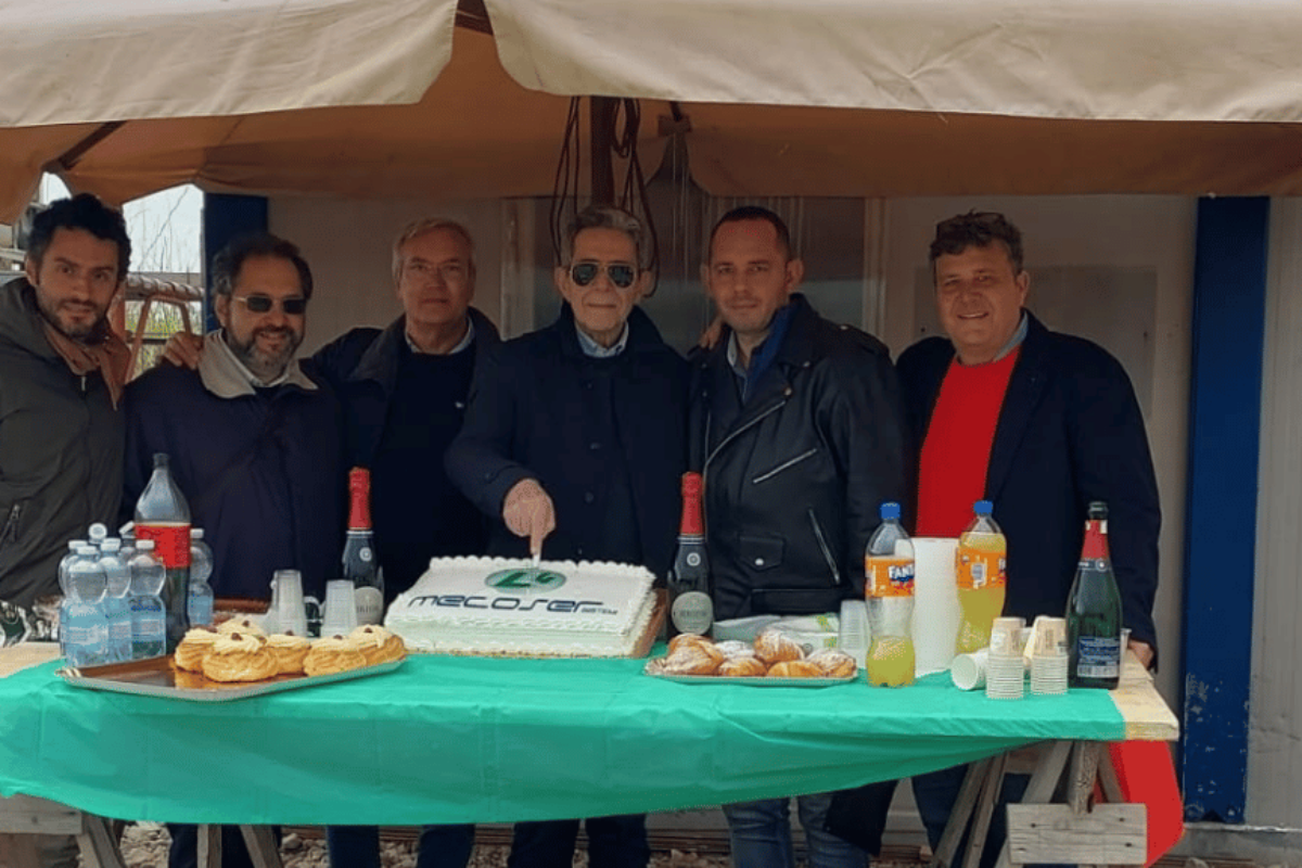 Milestone: Mecoser Sistemi S.p.A. lays the first pillar of its new plant