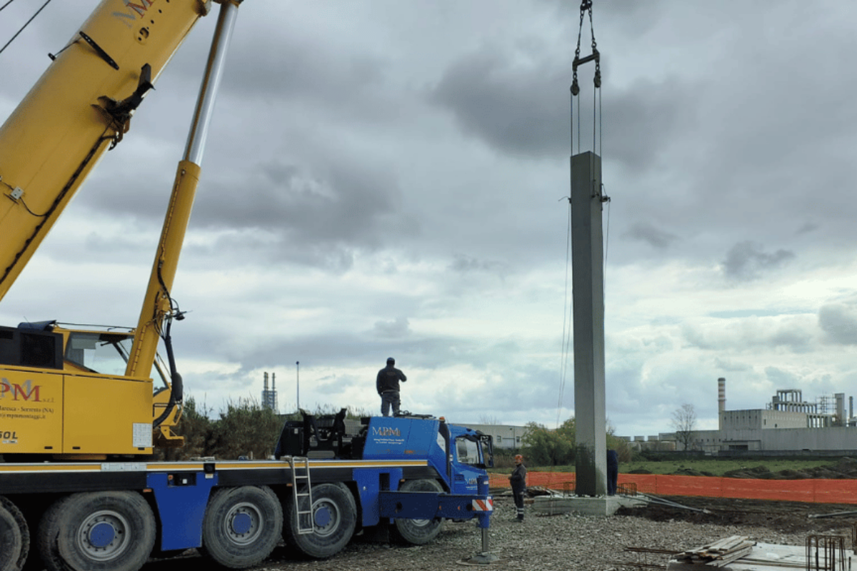 Milestone: Mecoser Sistemi S.p.A. lays the first pillar of its new plant